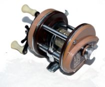 REEL: Early Abu Sweden Ambassadeur 3000 multiplier reel, coffee cream with twin white handles,