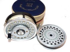 REEL & SPOOL: (2) Hardy Marquis 8/9 multiplier reel in fine condition, U shaped line guide,