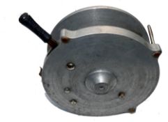 REEL: Fine unnamed vintage alloy big game reel, 7