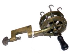 GUT TWISTER: Fine rare Victorian gut twisting engine, 2.25