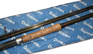 ROD: Daiwa 13' 3 piece Carbon Worming rod, black whipped lined guides throughout, 25