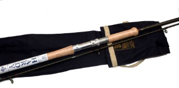 ROD: Hardy Graphite Carp No.2 rod, 10' 2 piece, in as new condition, lined guides, whipped black,