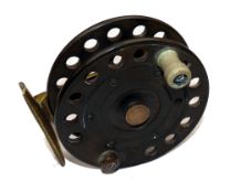 REEL: An ebonite/brass Facile reel, 4