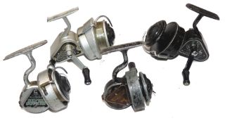 REELS (4): Allcock's Felton X wind reel , black finish, half bail, working well a fine later