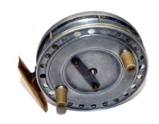 REEL: Early Homer of Forrest gate London Flick-Em alloy trotting reel, 4