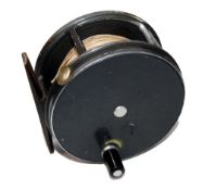 REEL: Hardy Perfect wide drum alloy salmon fly reel, 4