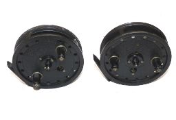REELS: (2) Pair of JW Young Rapidex trotting reels, both 4