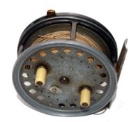 REEL: Rare Hardy Triumph reel, marked 