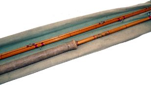 ROD: Unusual Hardy Neocane Ibis?, 12' 3 piece salmon rod, No.NE2402, low bridge guides, whipped red,