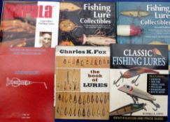 COLLECTORS BOOKS: (6) Six USA fishing lure collectors books, Murphy & Edmisten -signed- 