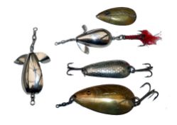 LURES: (5) Allcock 2.5