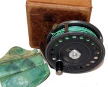 REEL: Fine Hardy St John alloy fly reel, 3.7/8