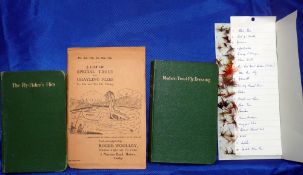 BOOKS: (3) & FLIES: Collection of Woolley, R books and flies, 