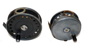 REELS: (2) Hardy St George MK2 alloy trout fly reel, 3.75
