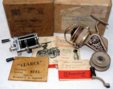 REELS: (2) Hardy Elarex chrome plated multiplier reel in fine condition, level wind, brake