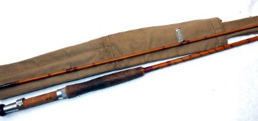ROD: J Sharpe of Aberdeen The Scottie No 1-1/2 split cane trout fly rod, 9'6