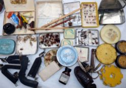 ACCESSORIES: Collection of assorted fly and spinning accessories incl. Wheatley and other fly