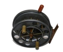 REEL: Allcock's Lever Type Mahseer Aerial alloy reel, 4.5