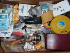 ACCESSORIES: Good selection of fishing flies and lures including Waddington tube flies for salmon ,