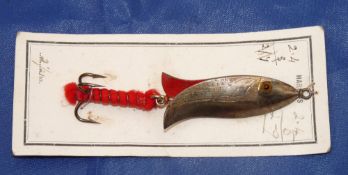 LURE: Scarce Hardy glass eyed metal clipper bait, 2.5