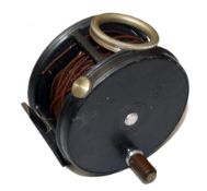 REEL: Hardy Perfect wide drum alloy salmon fly reel, 3.75