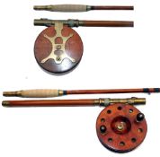 ROD& REEL: Fine Milward rod and reel big game Tunny outfit, comprising Milward's 7