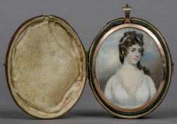 ENGLISH SCHOOL (18th/19th century) Portrait miniature of Katherine Rose,
