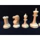 A late 19th/early 20th century carved and red stained Staunton pattern chess set In mahogany box. - Image 2 of 25