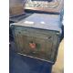 A Victorian decorated metal wall safe The fall front worked with a floral spray. 24.5 cm deep. - Image 2 of 5