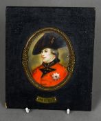 After SIR WILLIAM BEECHEY (1753-1839) British Portrait miniature of King George III Watercolour