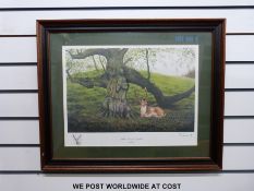 A limited edition Jack Russell print (128/500) 