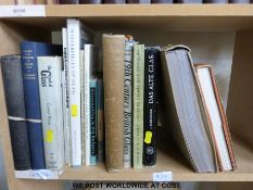 A collection of reference books relating to glass including Gustar Wise, The Book of Glass,