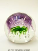 Caithness Sea Kelp paperweight limited edition 731 of 1500, signed to base,