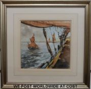 Vernon Wildgoose (1912-1995), commercial artist and exhibited in London: Watercolour,