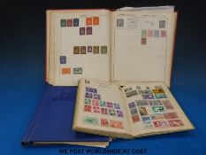 Three albums of all world stamps