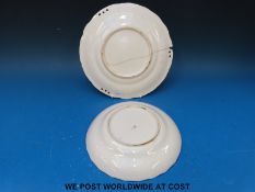An early Derby saucer dish,