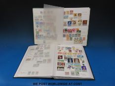 A large quantity of foreign stamps in two stockbooks