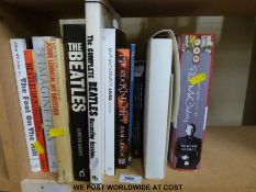 A collection of eleven titles about The Beatles, the majority first edition hardbacks,