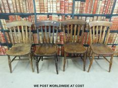 Four Windsor kitchen chairs