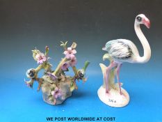 Seven mainly Capodimonte figures.