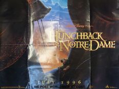 Over 60 Quad Cinema posters, including Hollywood pictures, 20th Century Fox, Paramount, Cinergi,