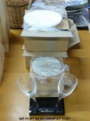 A large collection of Moet and Chandon branded display stands,