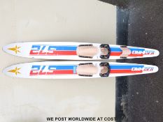 A pair of water skis