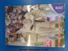 An unopened set of six cricketing 2005 Ashes Series programmes
