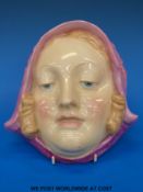A Royal Doulton wall mask 'Sweet Anne'
