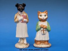 Two (BP3b) Beswick Beatrix Potter figures: Ginger and Pickles,