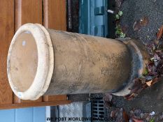 A large Georgian Cotswold stone coloured chimney pot