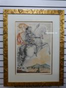 Salvador Dali print 'Le Comte-Duc d'Orleans' (74 x 51cm)