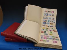 Four Simplex stamp albums QE2, Commonwealth mint and used, comprehensive range of countries,