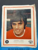 A signed George Best photograph